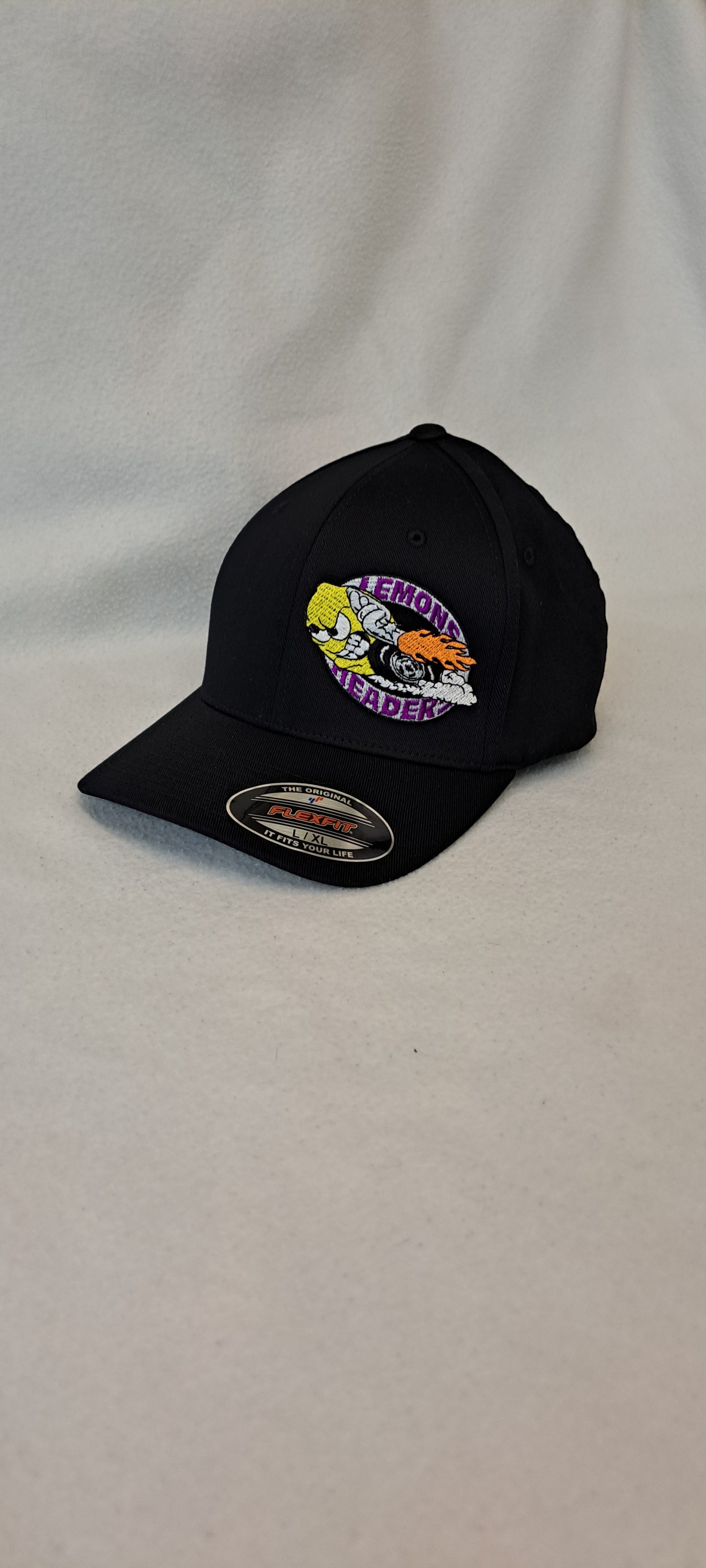 Angry Lemon FlexFit Hat Lemons Headers